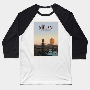 Visit Milan Baseball T-Shirt